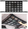 HoaaiGo Filet de Rangement pour Toit Voiture, 90cmx65cm Universel Maille Sac Poche pour Plafond Voiture Intérieur Réglable, Organisateur Bagage Filet pour Voiture SUV Van