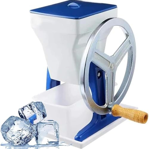 SONLED Machine à raser la Glace Manuelle, Outil de broyeur à Glace Manuel Professionnel, Rasoir à Glace d'été Frais, capacité maximale de 2 kg de Glace pilée, pour fête, Restaurant, Bar, café