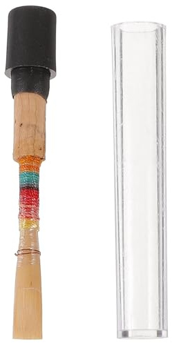 Robustes Oboenrohrblatt aus Kupfer für Anfänger und Studenten | Natürliches Reed, Klarer Klang und Voller Ton, Flexibel, Brucharm, für Oboe und Unterricht Zufällige Farbe