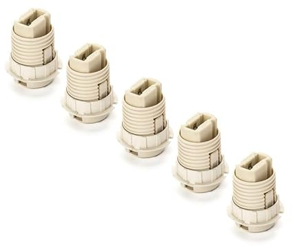 ORION LIGHTSTYLE Fassung G9 5er Set 5 Stück inklusive Schraubring mit Gewinde und Aufnahme M10x1