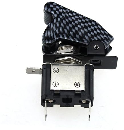OUNONA 12v Interruttore Toggle Con Copertura e Indicatrice Per Veicoli Motorizzati e Yacht e Resistente