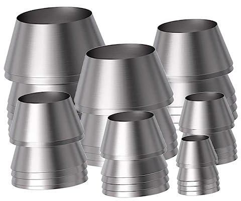 Uonlytech 7pezzi Kit Cunei in Ferro Per Manici Martello Accessori Rinforzo Cunei Metallici Per Fissaggio Manici Multipli Per Falegnameria e Edilizia