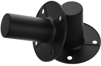 Happyyami 2 Piezas Base de Audio Soporte de Sonido Bases de Altavoz Soporte de Altavoz Suministro de Altavoz Pedestal de Altavoz Soporte para Altavoz aleación de Aluminio Black