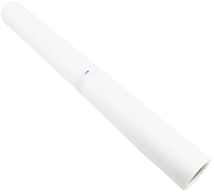 BRRNOO Skizzieren Papierrollen 24 Zoll Weiß Transparentes Design Einfach zu Bedienen Gut Abschneidbar 62 cm x 23