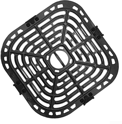 Sartén de repuesto para freidora de aire con 4 protectores de esquina para freír al aire, cocina, electrodomésticos, freidora de aire, bandeja de accesorios