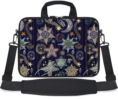 RICHEN Messenger Bag Carrying Case Sleeve with Handle Accessory Pocket Fits Laptops/Notebook/ebooks/Kids tablet/ipad (11-13.3 inch, Stars)