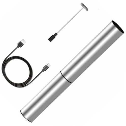 LOLIPPYY Frusta Elettrica Per Uova a Immersione in Acciaio 304 Motore Silenzioso e Doppia Regolazione, Mixer Per Panna Portatile Per Preparazioni Domestiche e Professionali