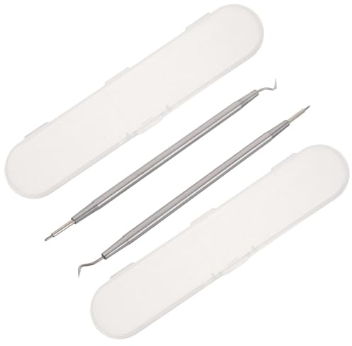 SHOWERORO 2 Sets Eliminador de Puntas Abiertas Pelo Pelo para Extension Cabello Humano Removedor de Tinte Cabello Herramienta Precisa para Pestañas