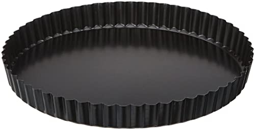 Paderno 47712-24 Tortiera, Teglia Antiaderente per Torte e Quiche, Fondo Rimovibile, Lavabile in Lavastoviglie, in Alluminio e senza PFOA , Dimensioni 24 cm