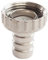 Schläfer 655210 | Raccordo Portagomma con girello 1 (Ø30.7 mm) Femmina per Rubinetto Giardino, Connettore Rubinetto per Tubo, Portagomma 3/4 in Ottone, Cromo