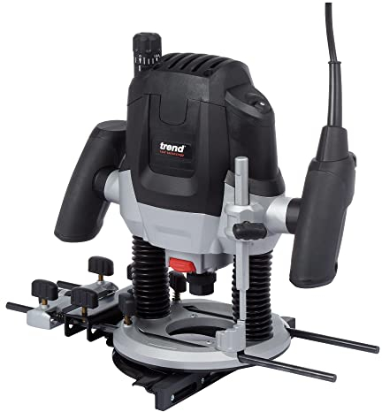 Trend 2100W 12mm Router a tuffo a velocità variabile 230V EU, profondità di tuffo 50mm, Router per più applicazioni di routing, T7EK/EURO