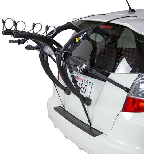 Saris Unisex's Bones EX, 2-Bike Trunk Rack, Black, Carrier