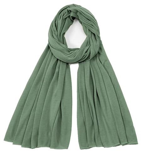 Van Der Rich ® - Einfarbiger Schal Weiche Stola 68cm*170cm - Damen (Khaki63)