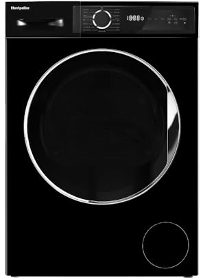 Montpellier 8 Kg A Rated Black Washing Machine