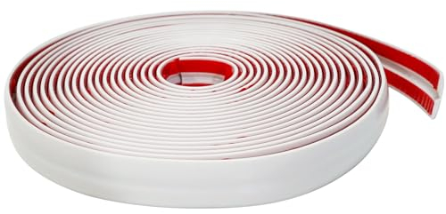 JSIWOTH 6M Zierleisten Selbstklebend, 2cm Wasserfeste Winkelprofil & Winkelleiste für Innen-/Außeneckenschutz, Kantenschutz Wand, Sockelleiste, Wandverkleidung für Wand, Ecke, Fenster