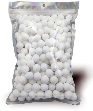Bolsa de 1 kg. Bolas antipolillas y antiácaros. Refinadas para la protección de la casa. Paquete hermético sin olores. Armario y cajón. Control de insectos