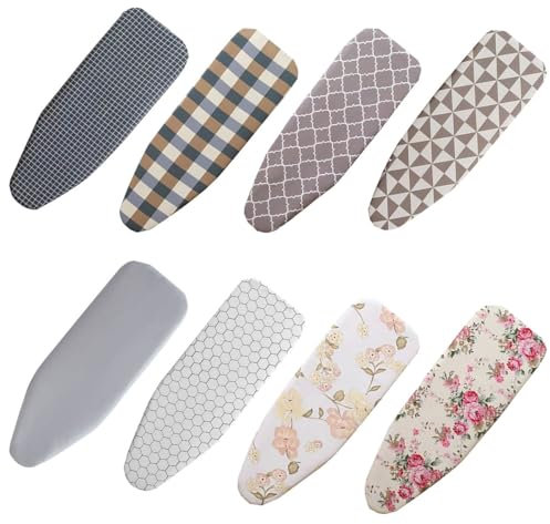 Lelico Bügeltischbezug 92X33 97x33 110x35 122x38cm Bügelbrett Bezug Mit Gepolstert Verkürzt Die Bügelzei Beständig Gegen Anbrennen Und Flecken (Color : F, Size : Small(90X30CM))