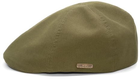 Sterkowski Modell Rusty | 100% Gekämmte Baumwolle Schiebermütze für Herren und Damen | Leicht Luftig Schirmmütze