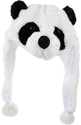 TOYANDONA Schöne Kopfbedeckung Für Winter Panda-form Kostümzubehör Verkleidungszubehör Angenehmes Tragegefühl Leicht Anzuziehen