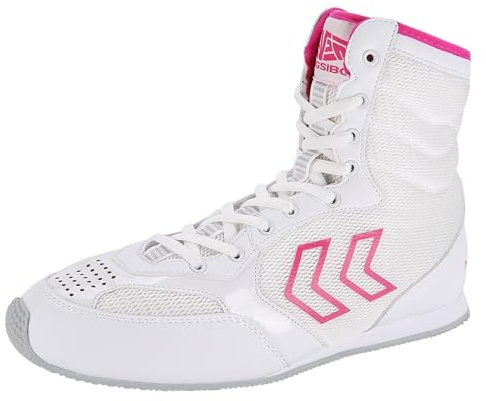 omcam Scarpe da Wrestling da Uomo Casual High Top Boxe Scarpe da Ginnastica Moda Sport Leggeri Scarpe da Ginnastica da Combattimento,Rosa,38 EU