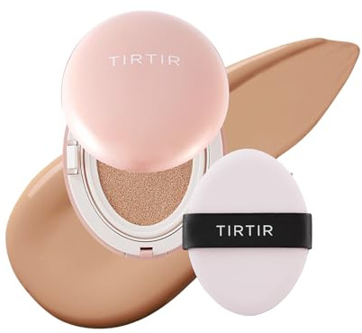 TIRTIR Koreanische Kissengrundierung In Minigröße, Mit Rosafarbenem Kissen (0,15 Fl. Unzen), 27 °C, Kühles Beige