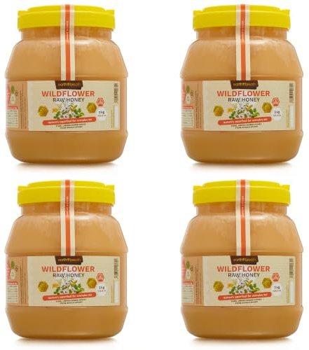 Earthbreath Wildflower Raw Honey 12kg – 100% Raw & Natural – Sustainably Harvested – Rich in Natural Goodness – No Artificial Additives