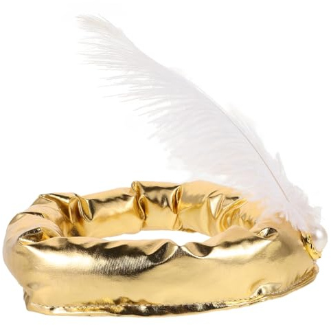 TOBBOMEY Sombrero Príncipe Árabe Para Adulto Accesorio De Sombrero Para Fiesta Festival Y Cosplay Tocado Con Pluma Para Representación De Actuación