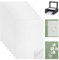 Deepton 8 Stück A4 (30x21cm) Stickvlies Wasserlöslich Selbstklebend, Wasserlösliches Stickvlies, Bedruckbar Stickvorlagen Wasserlöslich für Anfänger Drucken Handbemalt Bestickt, DIY Sticken