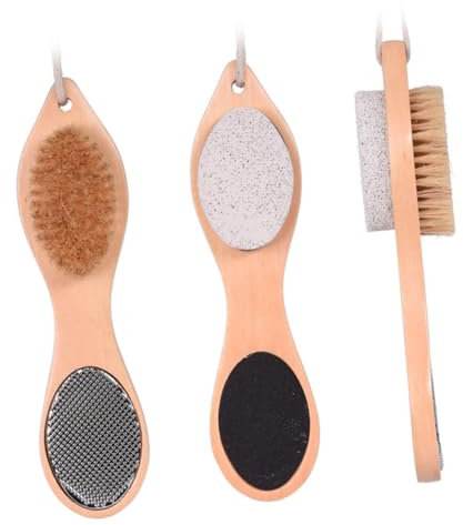 Generisch 1Stk Bimsstein Masken Produkte Entferner für die Füße Sandpapier Peeling-Körperpeeling Peeling für die Füße handhaben Gel-Nagellack-Entferner Hölzern