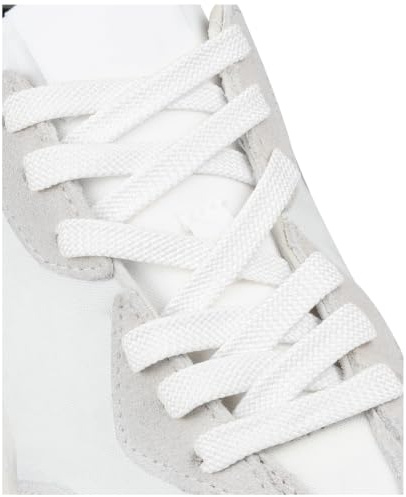 Endoto Lacci Piatti per New Balance 9060 Scarpe, 9mm Stringhe Laces di Ricambio per Sneaker - Bianco, 50 Pollici
