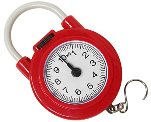 Garneck Balance Suspendue à Ressort avec Crochet pour Peser Bagages Poids De Valise Sacs De Voyage Outil Chasse