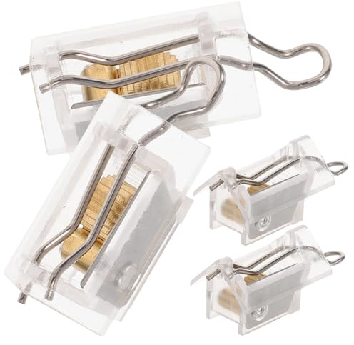 BESTOYARD Repuestos Reutilizables 4 Cierres de Cordón Persianas Venecianas de Accesorios Duraderos y Resistentes de Pom Ideales para Estores del Hogar