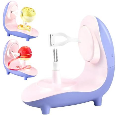 Upgraded Apple Peeler and Corer for Apple Pear Citrus Manual Rotating Kitchen Gadget Apple Peeler Slicer & Corer for Home Kitchen Quick Applesauce Pie Making