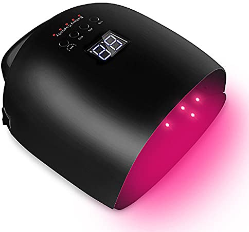 lampada per unghie, Asciugatore for unghie senza fili ricaricabile da 86 W, lampada for polimerizzazione rapida dello smalto senza fili da 18000 mAh, strumenti professionali for manicure for nail art
