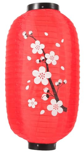YARNOW Lanterne de Style : Lanterne Traditionnelle Suspendue en Fleur de Prunier pour Restaurant de Sushis, Décoration D'extérieur à Suspendre