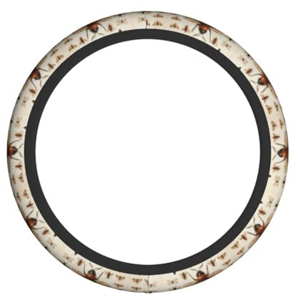 WZYWHJ Housse de volant – Protège et décore votre voiture – Installation facile – Convient pour voitures, SUV, VTT et camions divers insectes imprimés