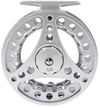 Metall Fliegenrolle 3/4 5/6 7/8 Wt Fliegen Angelrollen 2 + 1bb 1:1 Aluminium Legierung Fly Reel Angeln Zubehör for Forellen Karpfen(5-6)