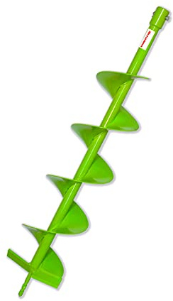 WERHE Tarière pour perceuse ⌀180 mm, longueur 80 cm – tarière de puits, plantation d’arbres, tarière de poteaux, tarière de pieux, tarière de passage