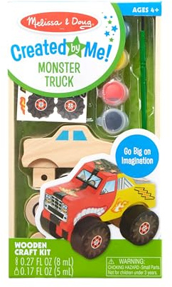 Melissa & Doug Created by Me! Monster Truck Wooden Craft Kit
