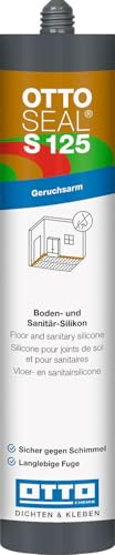 OTTOSEAL S 125 geruchsarmes Boden- & Sanitär-Silikon C00 transparent 310ml – Geruchsarm – Sicher gegen Schimmel – Ideal für Bad, Küche & Wohnbereich, innen wie außen