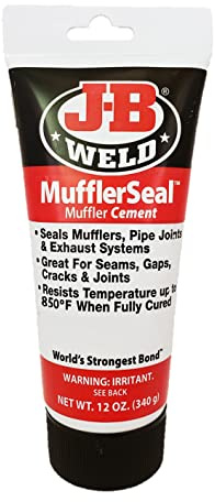J-B Weld MufflerSeal 37912 Schalldämpfer aus Zement-Kunststoffrohr, 340 g, Modellnummer: