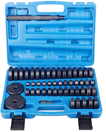 DAYUAN 52 TLG Radlager Montagescheiben Radialdichtringen Buchsen Schalen Gummis Abzieher Druckstück Treibsatz Einpressen 18–65 mm