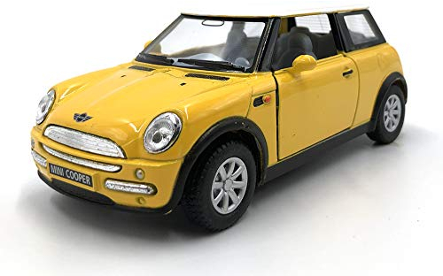 ICE TOYS Modellauto im Maßstab Mini Cooper S (mono-gelb)