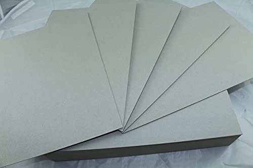10 Stück Buchbinderpappe Graukarton Format DIN A1 (594 x 841 mm) 1,0mm starke Graupappe Sonderformate des Kartons ist auf Anfrage möglich