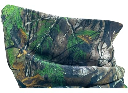 Oblique Unique® Multifunktionstuch Schlauchtuch Halstuch Loop Tarnlook Outdoor Motorrad Wandern Fahrrad Biking Damen Herren Unisex - Leaves