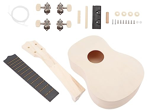 HEMOTON 1satz Ukulele Für Mädchen Handgemachte Ukulele Mit Hochwertigen Materialien Für Kreative Bastelprojekte Und Musikunterricht