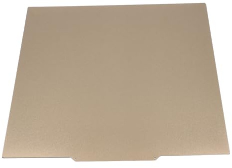 Annadue 3D-Drucker-Bauplatte, Doppelseitig mit PEI-Pulver Besprühte Magnetische Konstruktionsplatte, Klebeband-Weichmagnet, Doppelt Mattierte Oberfläche 430 X 430 Mm, für Maximum