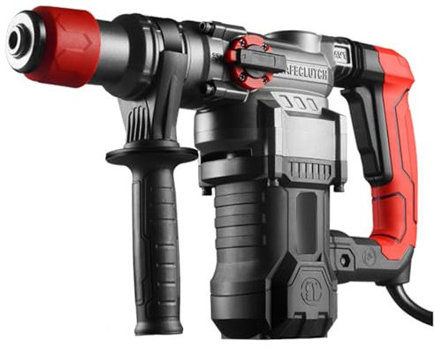 Taladro Percutor, Potente Taladro De Impacto Inalámbrico Eléctrico De 2400W, Juego De Taladros De Impacto con Perilla De Ajuste 3 En 1 De 950Rpm con Mango Giratorio De 360°, Velocidad Variable