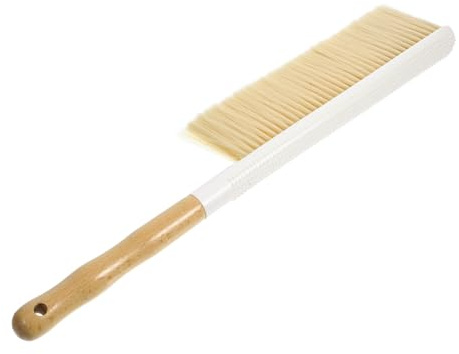 SKISUNO Cepillo de Mano de Madera con cerdas Suaves para la Limpieza del sofá, la Cama y el baño, práctica eliminación de Polvo para el hogar, Uso Duradero