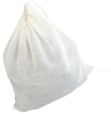 Mikinona Pochette Filtrante Maillée pour Fruits Réutilisable avec Cordon De Serrage